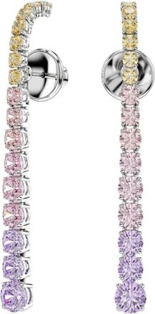 Swarovski Matrix Rhodium-Plated Crystal Earrings