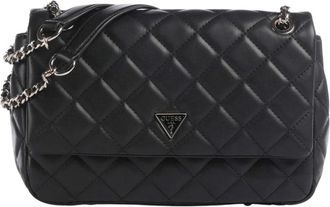 Guess Bolso bandolera convertible Juliet con solapa - Bags - Mujer - Negro - ONE SIZE