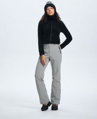 Icepeak Skihose ICEPEAK ICEPEAK FRECHEN, Damen, Gr. 36, N-Gr, grau, Obermaterial: 97% Polyester, 3% Elasthan. Futter: 100% Polyamid, Hosen Skihose, atmungsakt