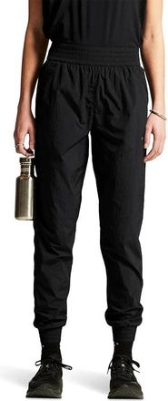 Craft Womens Craft Join Wind Pants Black Zip Pockets Ankle Cuff Elastic Waist RED1061