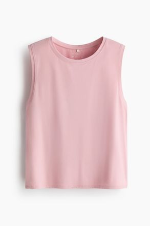 H&M Kastiges Sport-Tanktop mit DryMove - Pink