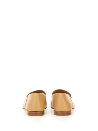 Ferragamo Calf Leather Loafer - Beige