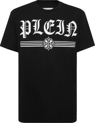 Philipp Plein Round Neck T-Shirt Gothic - Heren - T-shirts - Zwart - 3XL - Katoen - Tops