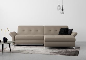 Inosign Ecksofa »Maredo L-Form« Federkern, wahlweise auch mit Kopfteil- und Armlehnverstellung