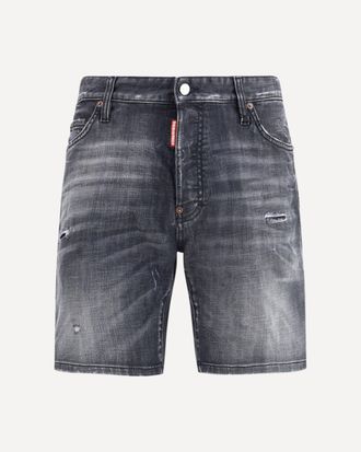 Dsquared2 Washed Marine Shorts Male 56
