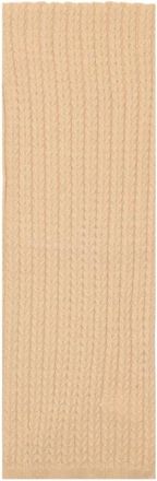 Only Polyester Zachte Gebreide Sjaal - Dames - Sjaals - Beige - ONE Size - Polyester - Accessoires