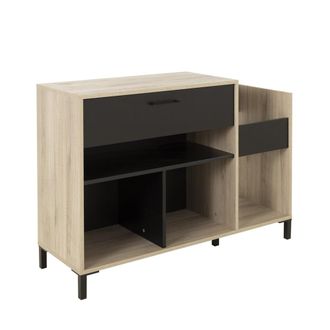 Diagone Mueble Platinum con decoraci&oacute;n en roble 115 x 40 x Alto 81 cm