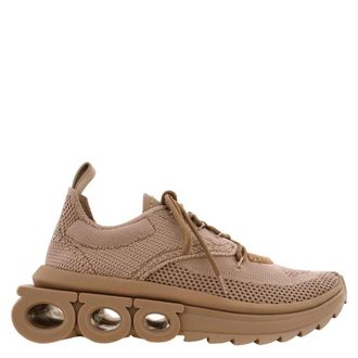 Ferragamo Nima Technical Knit Running Sneakers, Size 7