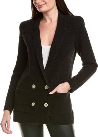 L'agence LAgence Eileen Boyfriend Knit Wool-Blend Blazer