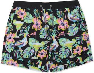 Party Pants Tross Party Starter 5-Inch Swim Trunks in Black at Nordstrom, Size Xx-Large