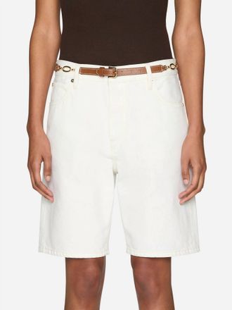 Frame Denim The Leisure Short In Natural Clean
