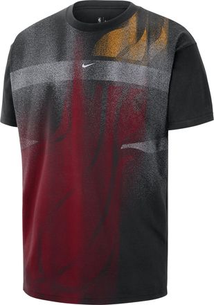 Nike Mens Miami Heat Basketball T-Shirt in Black | IO6400-010