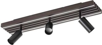 Lucande LED Ceiling Lightdimmable Tiron made of Wood for Living Room & Dining Room