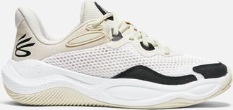 Under Armour Mens Curry Splash 24 Suede Sneakers In White