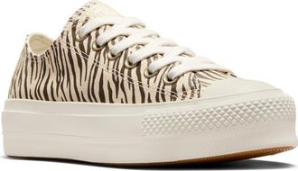 Converse Chuck Taylor All Star Lift Oxford Sneaker in Egret/Egret/Engine Smoke at Nordstrom Rack, Size 6.5