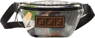 Fendi Pre-owned Fendi Hey Reilly Zucca FF 1974 Coated Canvas Belt Bag Ladies 7VA434 A4BG 189 8465