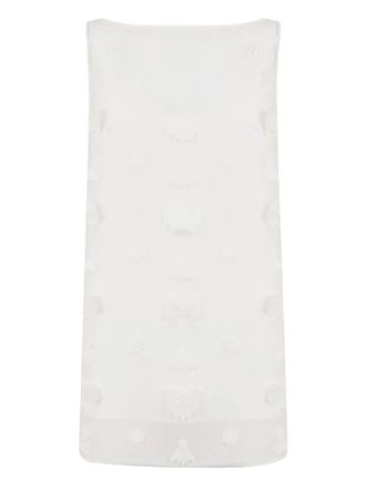Clea Aria embroidered blouse - women - Polyester/Lyocell - S - White