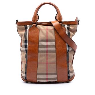 Burberry Pre-owned Burberry House Check Canvas Bonington Satchel Ladies I498ADGQ6DI449BI