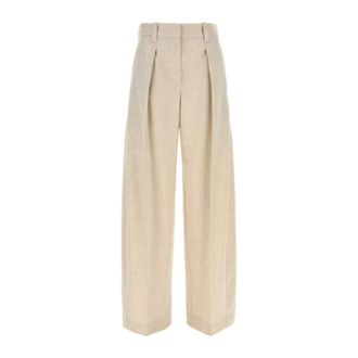 Brunello Cucinelli Mujer, Pantalones, Beige, Talla: S