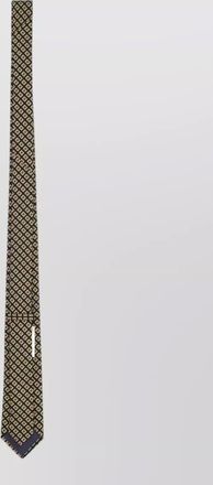 Valentino Garavani logo tie slim design geometric pointed tip