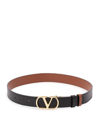 Valentino Garavani Vlogo Signature Buckle Belt