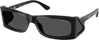 Prada PR B03S Zonnebril - unisex - Zonnebrillen - Zwart - 56 MM - Accessoires