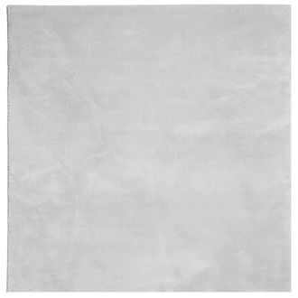 Berkfield Home Rug HUARTE Short Pile Soft & Washable Grey 240x240 cm | Size: Medium
