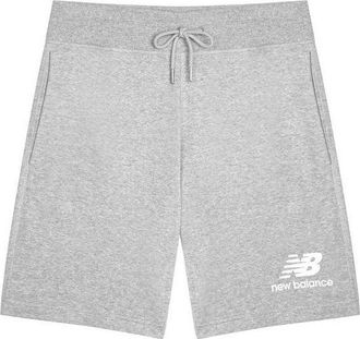 New Balance Essentials Stacked Logo Suit Shorts Asia Sizing Grey AMS03558-AG