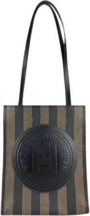 Fendi Pre-owned Tote Bags, male, Multicolor, Size: ONE SIZE Pre-owned Vintage Shoulder Bag