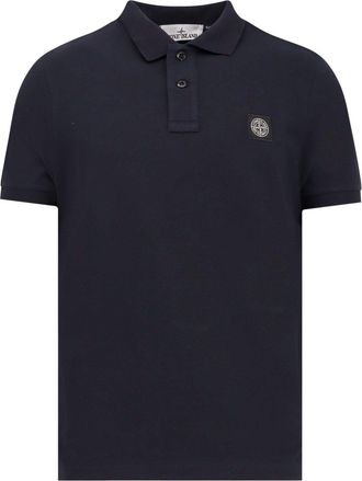 Stone Island Organic Cotton Polo Shirt-Uomo