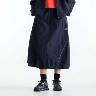New Balance Donna Sport Legacy Skirt in Blu, Politessuto, Taglia XS