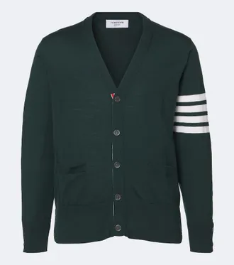 Thom Browne C&aacute;rdigan 4-Bar de lana virgen