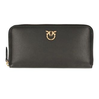 Pinko Wallets & Cardholders, female, Black, Size: ONE SIZE Black wallet and cardholder - Small leather goods