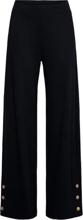 &Co Woman Broeken, Dames, Blauw, S, Punta Lange Broek met Details