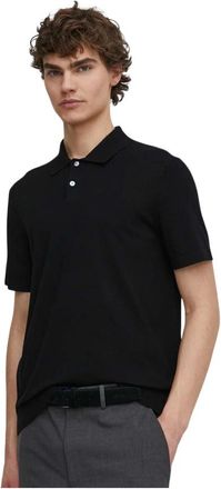 Theory Tops, Heren, Zwart, S, Polyester, Poloshirt met korte mouwen