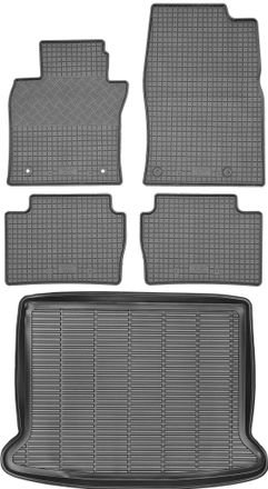 OEM Mazda Cx-30 Suv De 2019 (juego) - Alfombrillas De Goma Para Coche + Alfombrilla Para Maletero