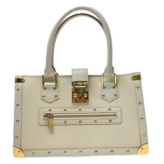 Louis Vuitton Suhali Le Fabuleux Leather White Leather Handbag (Pre-Owned)