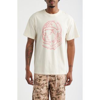Billionaire Boys Club Helmet Sketch Graphic T-Shirt in Ecru at Nordstrom, Size Xx-Large