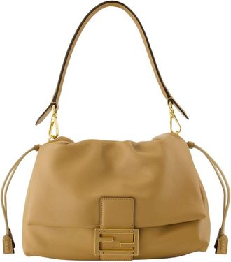 Fendi Shoulder Bags, female, Beige, ONE SIZE, Mamma Baguette Medium