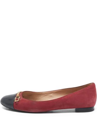 Tod's Su&egrave;de ballerinas - Rood