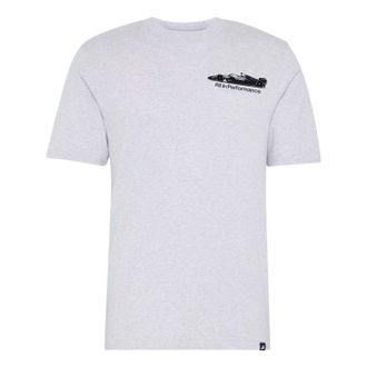 adidas x Mercedes AMG Petronas Formula 1 Team T-Shirt Asia Sizing Light Grey Heather Semi Mint Rush HY8005