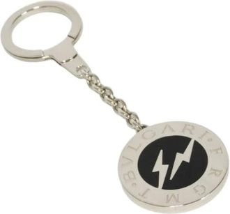 Bulgari Pre-owned Accessories, male, Black, Size: ONE SIZE Pre-owned BB Fragment Keyring