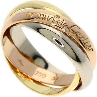 Cartier Yellow Gold (18K) Pink Gold (18K) White Gold (18K) Band Ring (Pre-Owned)