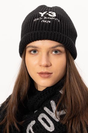 Yohji Yamamoto Wool Hat, Unisex, Black