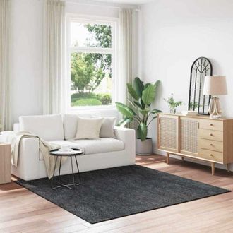 vidaXL Tappeto Grigio scuro 200 x 200 cm Polipropilene - Vidaxl