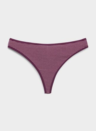 Miiyu Womens Minimalist thong Organic cotton and TENCEL TM modal