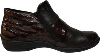 Remonte Enkellaars - Dames - Enkellaarsjes - Bruin - 41 EU - Leer - Schoenen