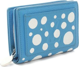Louis Vuitton x Yayoi Kusama Portafoglio in pelle 2021 - Blu