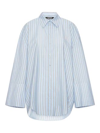 Rotate Hydrangea striped shirt