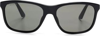 Gucci Occhiali da sole squadrati - Nero